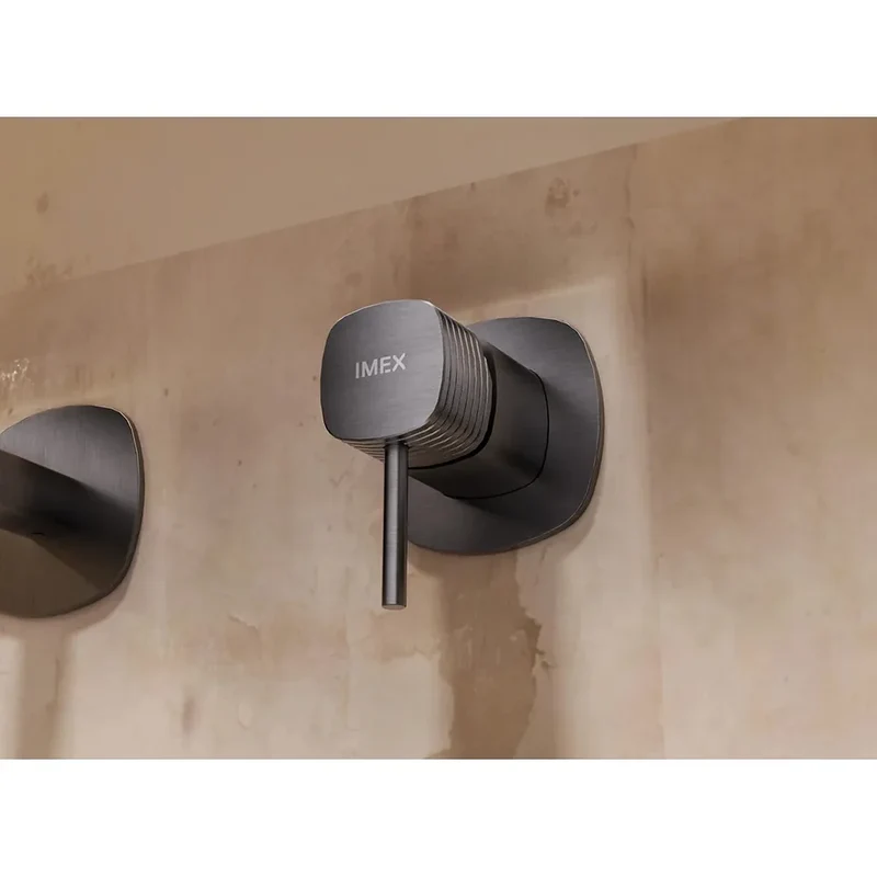 Monomando empotrado lavabo Firenze níquel cepillado Imex