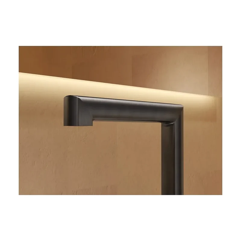Lavabo bimando sobreencimera caño alto Firenze oro rosa cepillado Imex