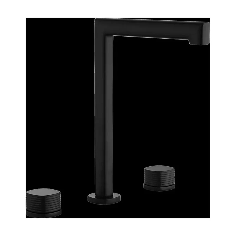 Lavabo bimando sobreencimera caño alto Firenze negro mate Imex