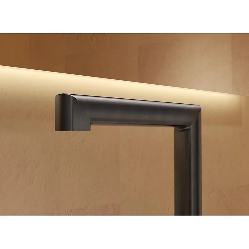 Lavabo bimando sobreencimera caño alto Firenze black gun metal Imex