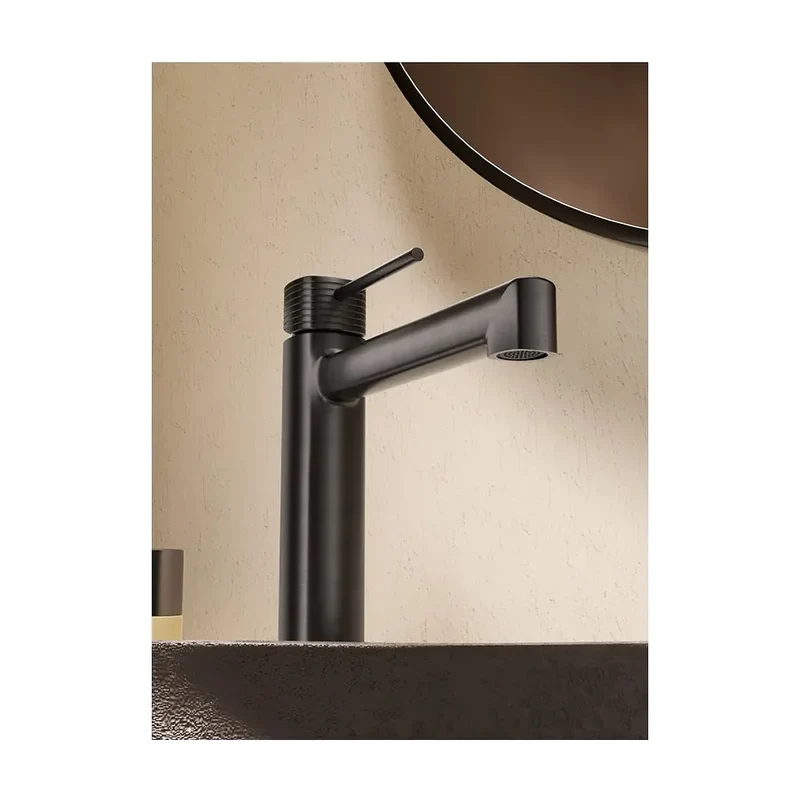 Monomando lavabo alto Firenze black gun metal Imex