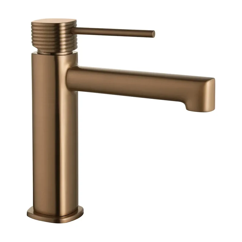 Monomando lavabo Firenze oro rosa cepillado Imex