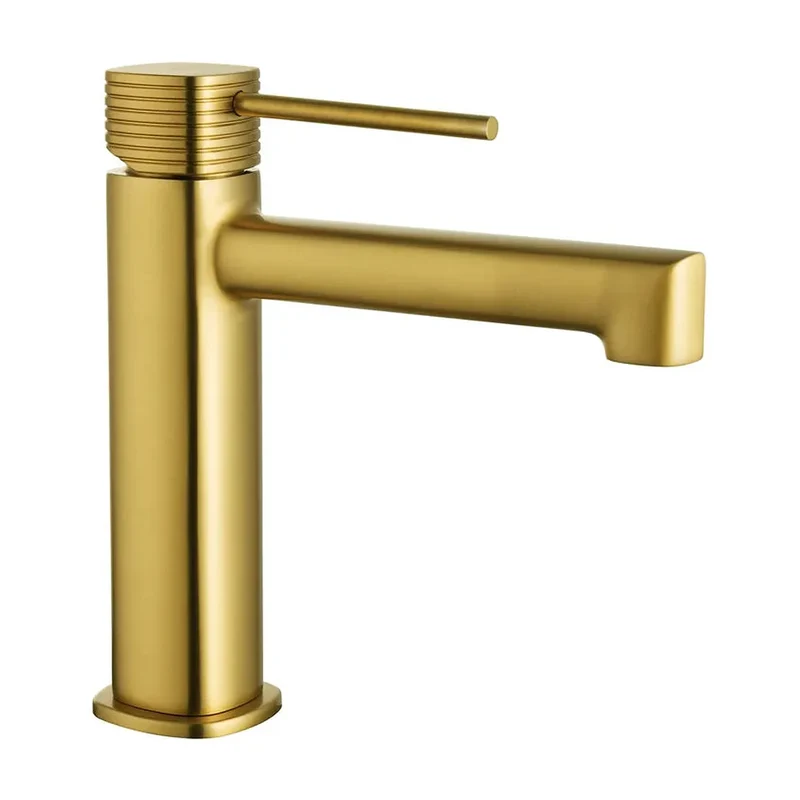 Monomando lavabo Firenze oro cepillado Imex