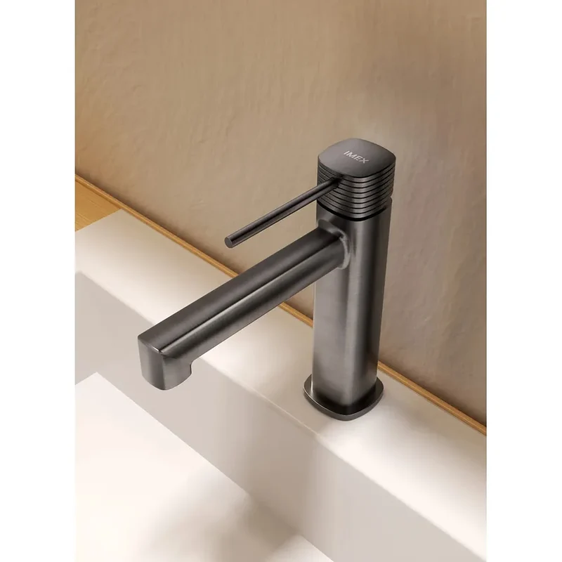 Monomando lavabo Firenze oro cepillado Imex