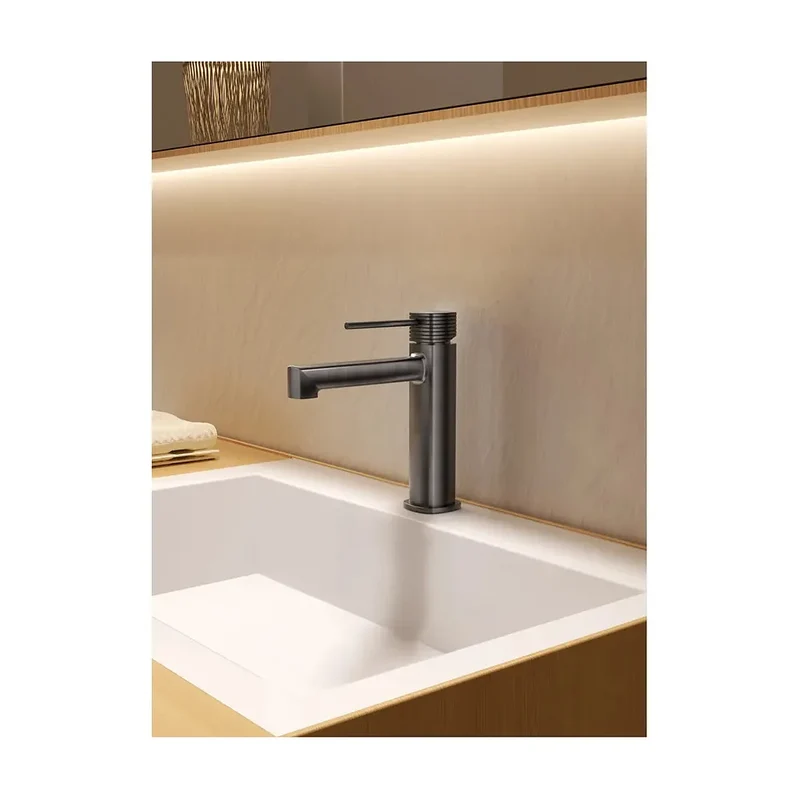 Monomando lavabo Firenze black gun metal Imex