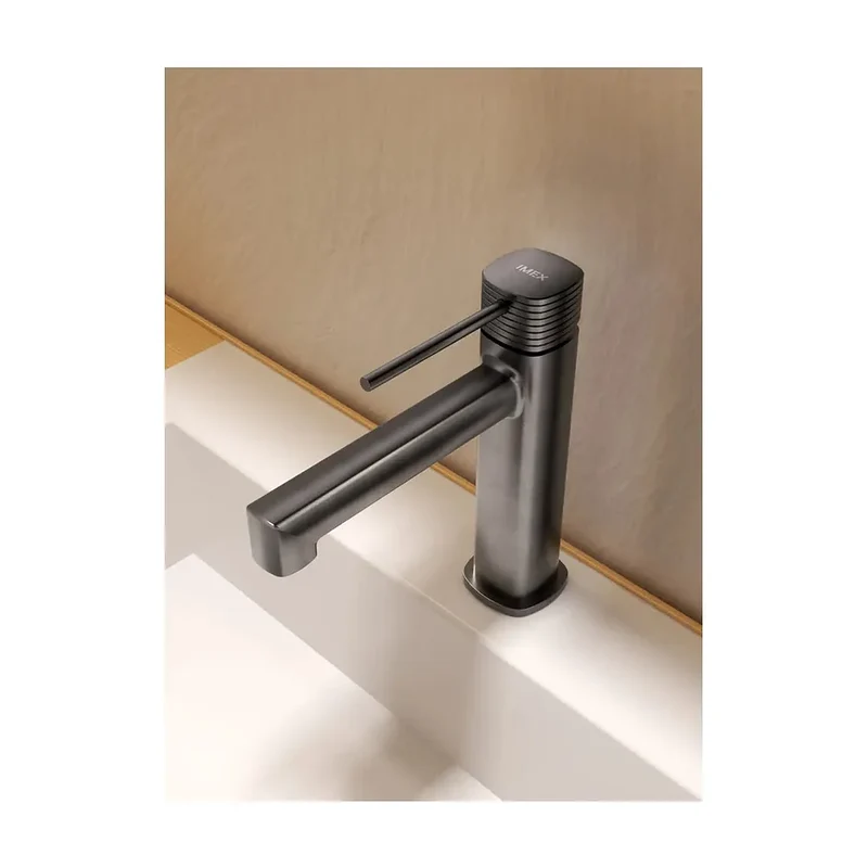 Monomando lavabo Firenze black gun metal Imex