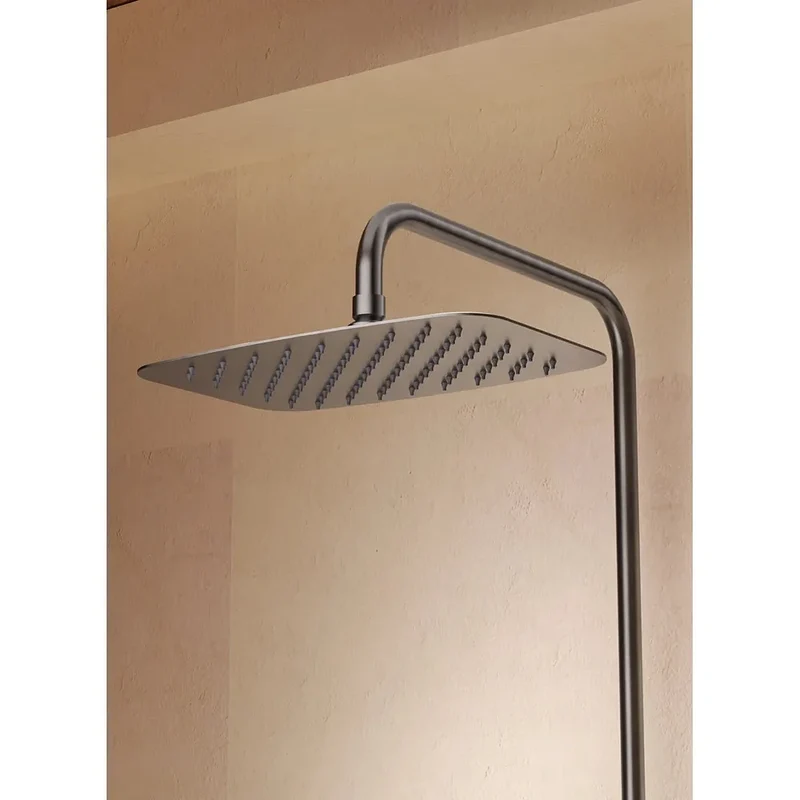 Conjunto ducha termostático Firenze oro rosa cepillado Imex