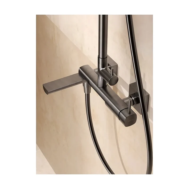 Conjunto bañera monomando Firenze níquel cepillado Imex