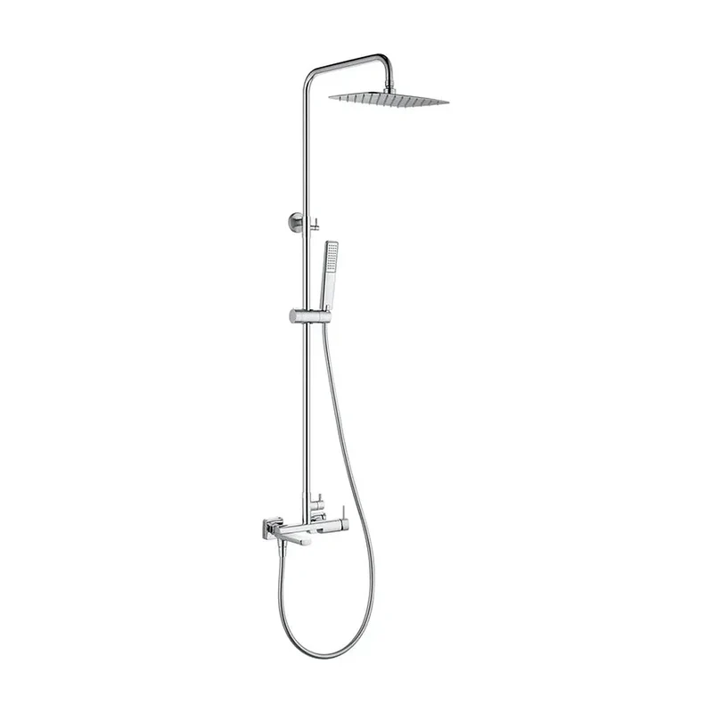 Conjunto Bañera Monomando Firenze Cromo Imex