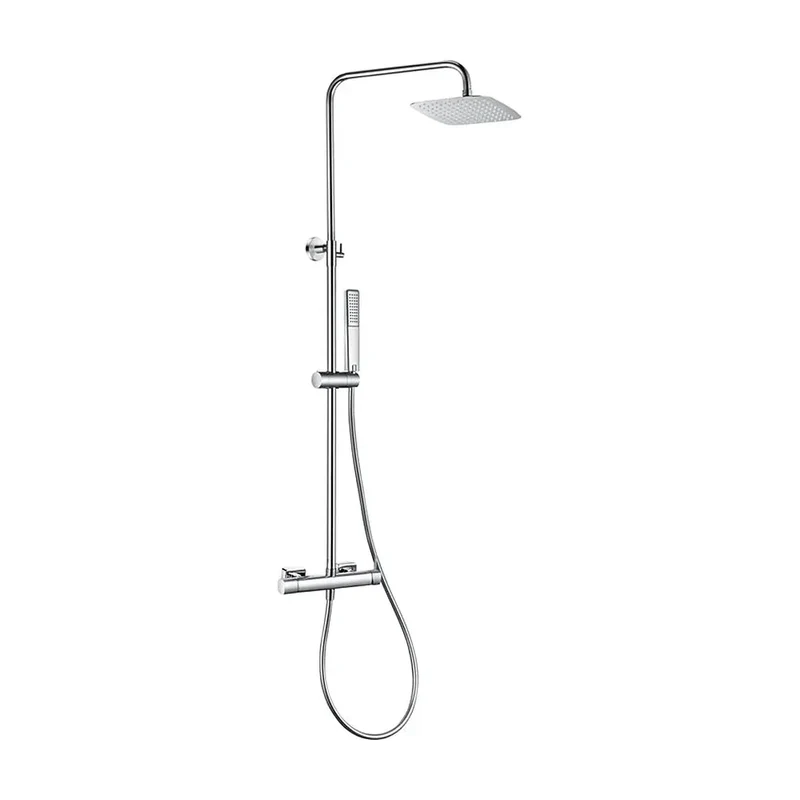 Conjunto ducha monomando Firenze cromo Imex