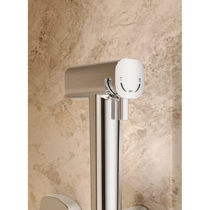 Grifo empotrado de bidé Toscana níquel cepillado Imex