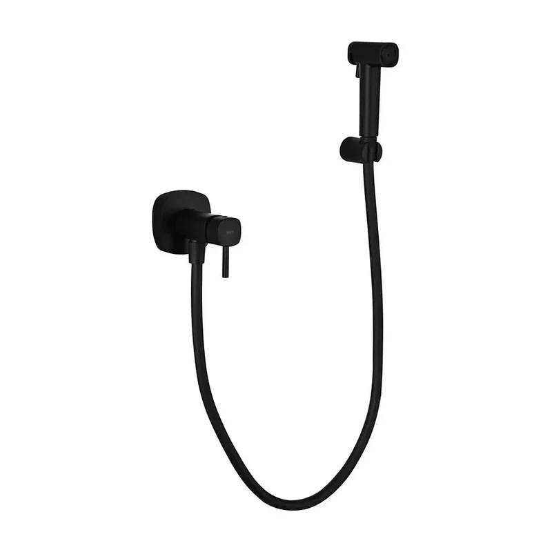 Grifo empotrado de bidé Toscana negro mate Imex