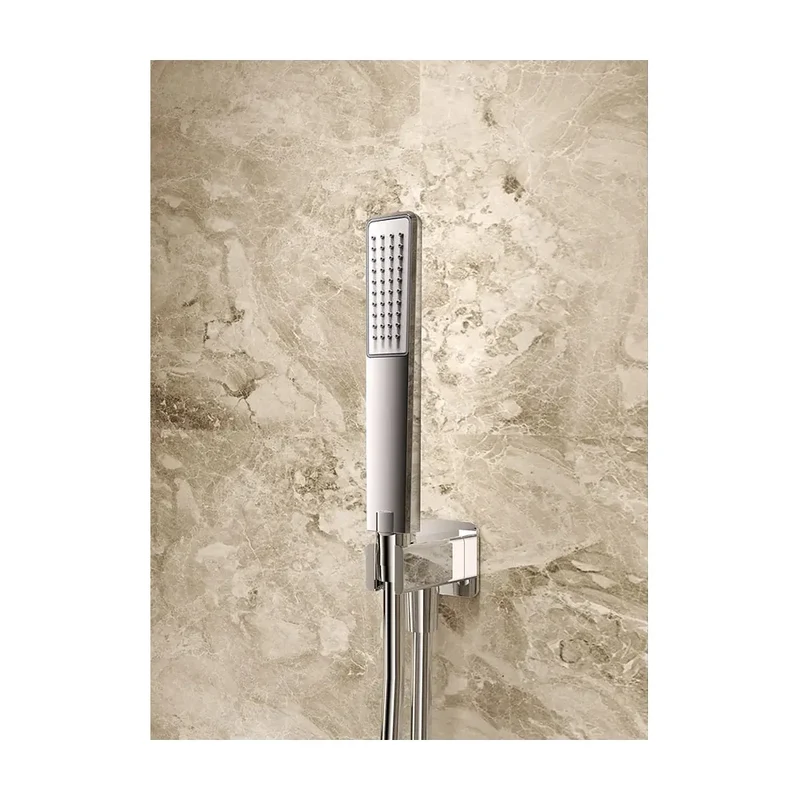 Conjunto ducha monomando empotrado Arezzo negro mate Imex