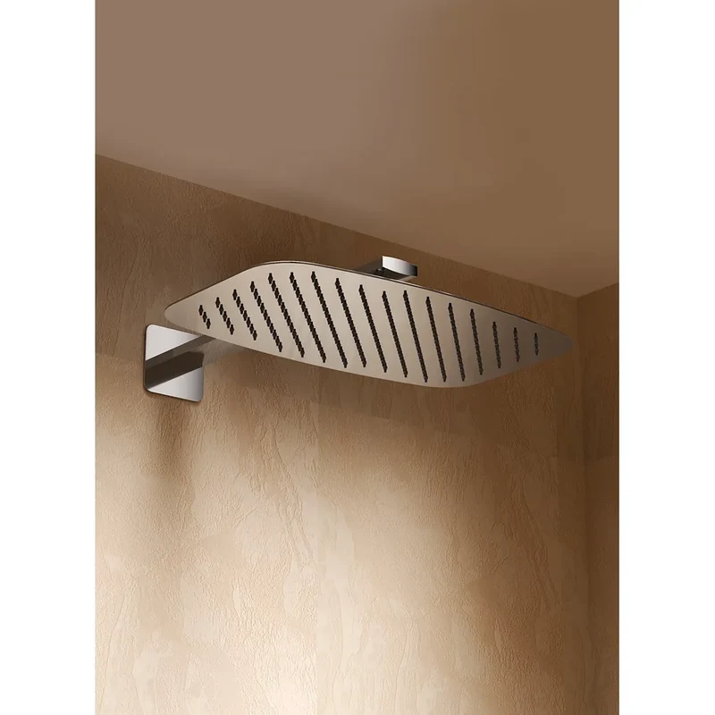 Conjunto ducha monomando empotrado Toscana níquel cepillado Imex