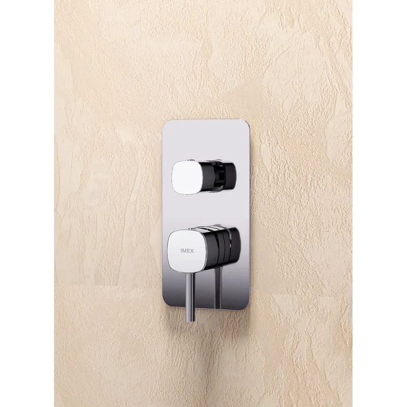 Conjunto Ducha Monomando Empotrado Toscana Cromo Imex