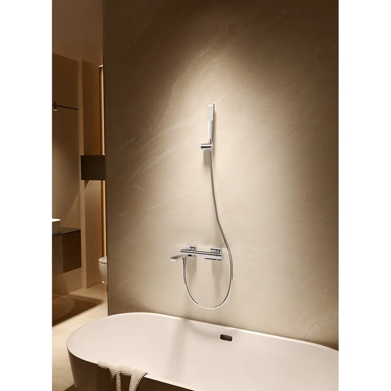 Kit baño/ducha monomando Toscana oro cepillado Imex