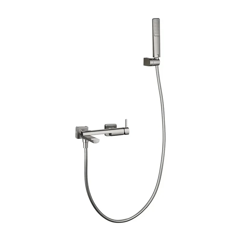 Kit baño/ducha monomando Toscana níquel cepillado Imex