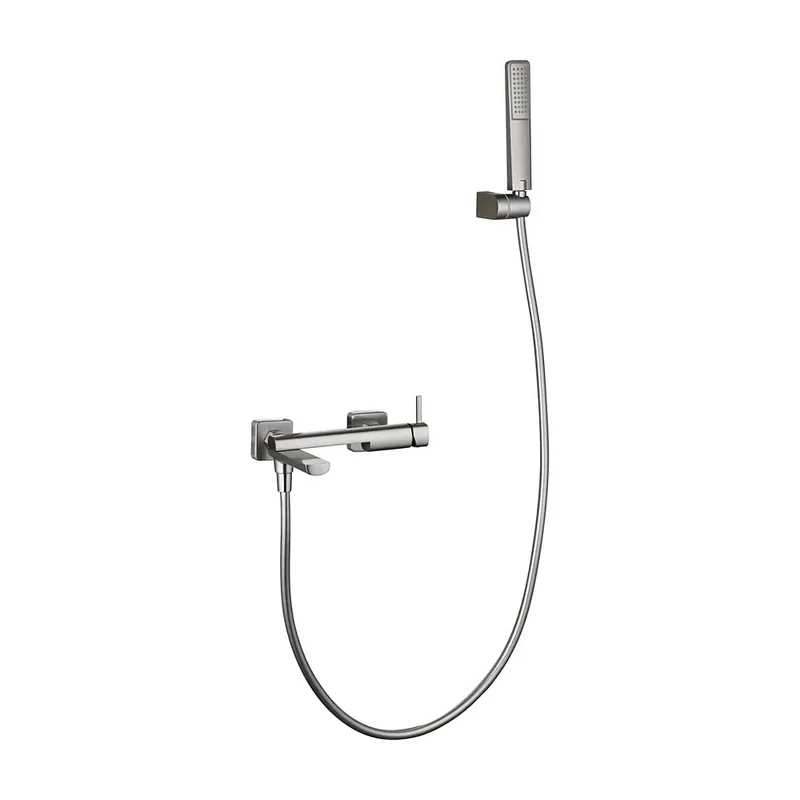 Kit baño/ducha monomando Toscana níquel cepillado Imex