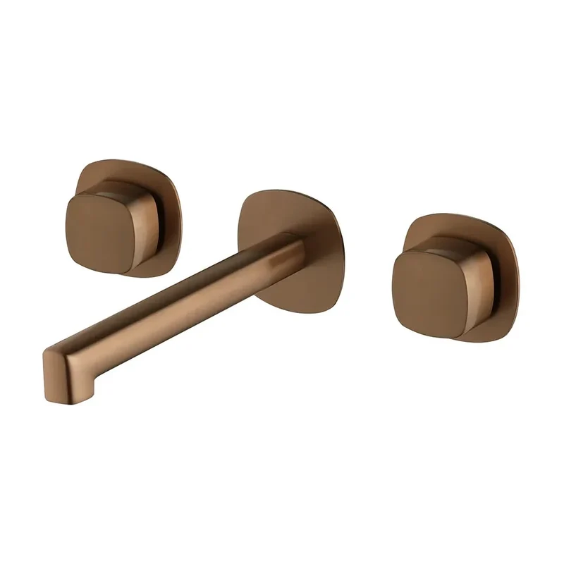 Bimando empotrado lavabo Toscana oro rosa cepillado Imex