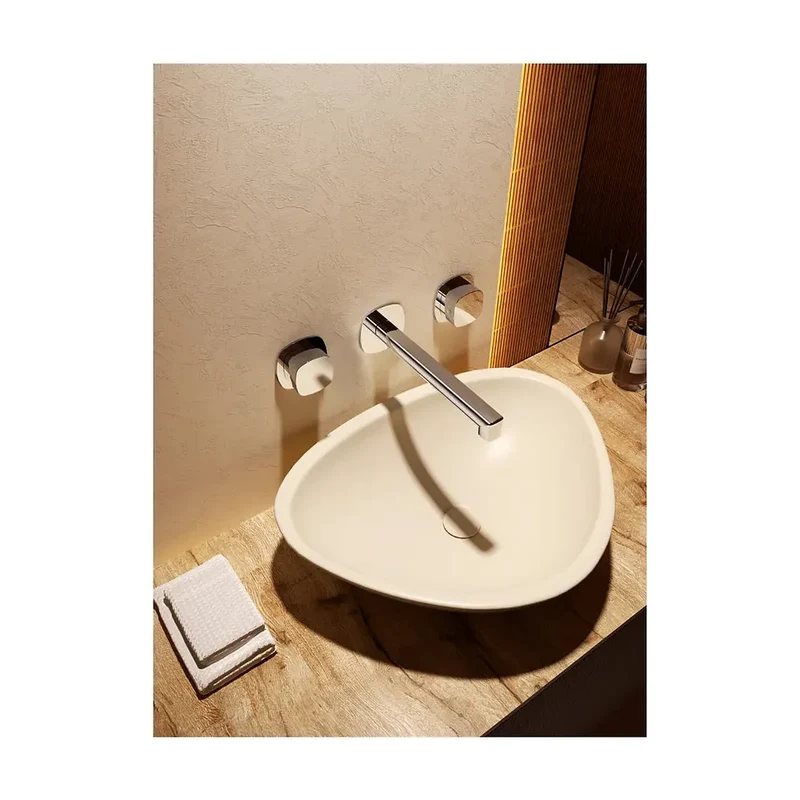 Bimando empotrado lavabo Toscana níquel cepillado Imex