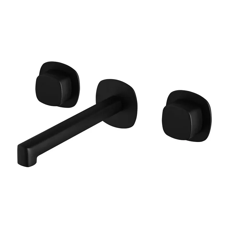Bimando empotrado lavabo Toscana negro mate Imex