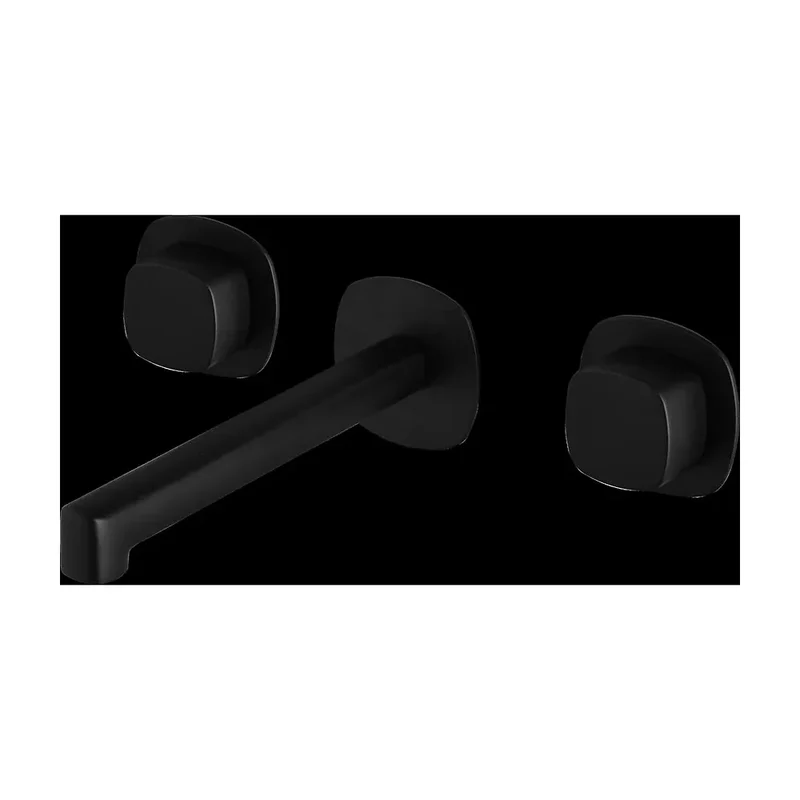 Bimando empotrado lavabo Toscana negro mate Imex