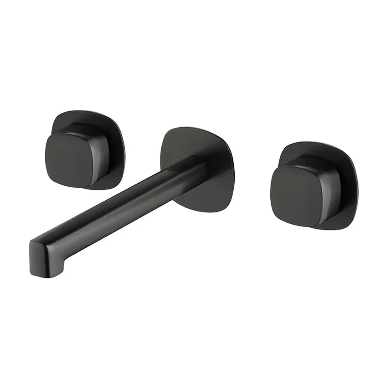 Bimando empotrado lavabo Toscana black gun metal Imex