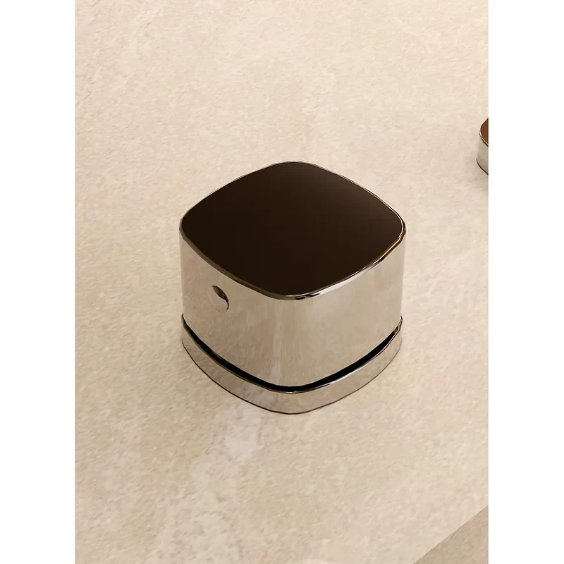 Lavabo bimando sobreencimera caño bajo Toscana níquel cepillado Imex