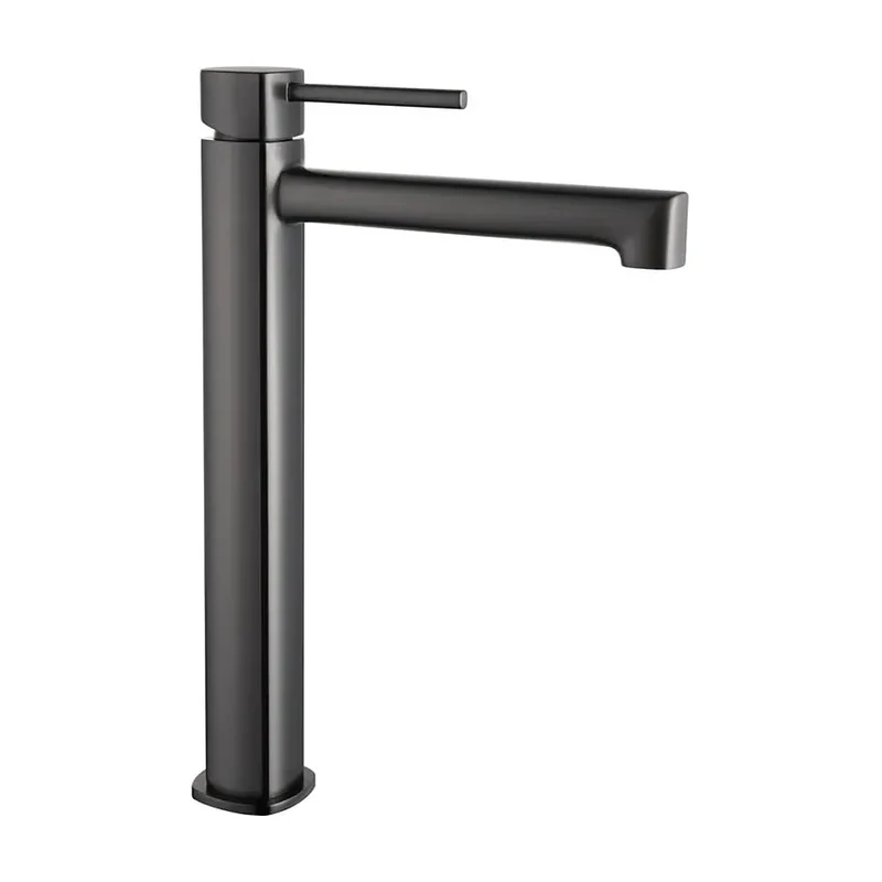 Monomando lavabo alto Toscana black gun metal Imex