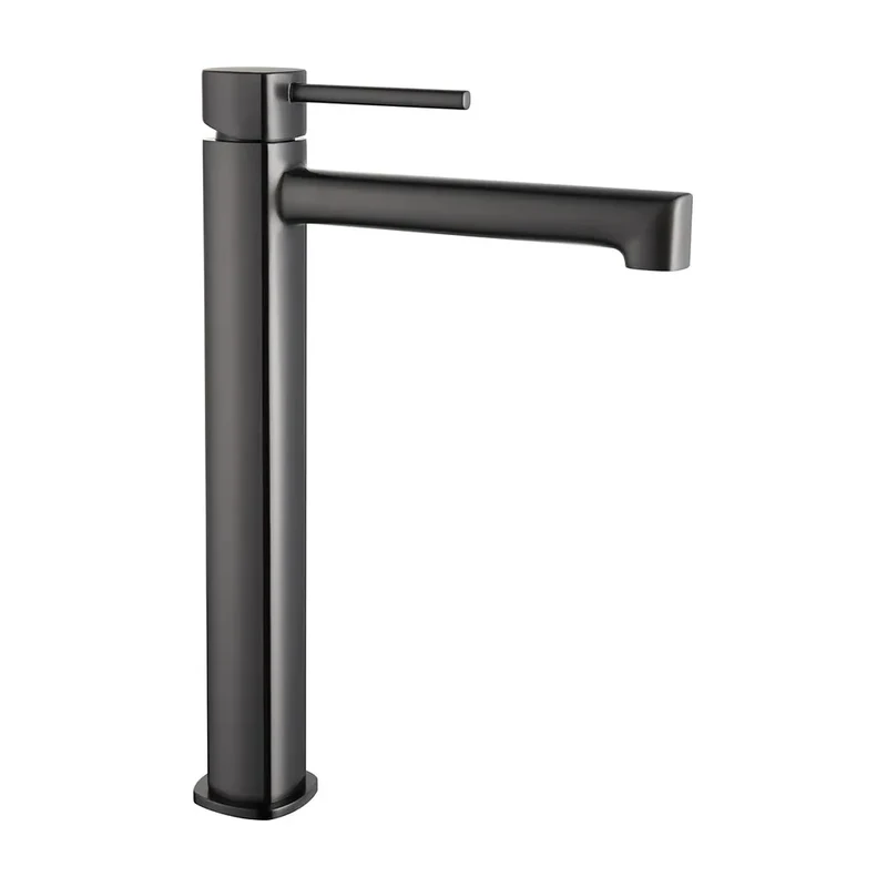 Monomando lavabo alto Toscana black gun metal Imex