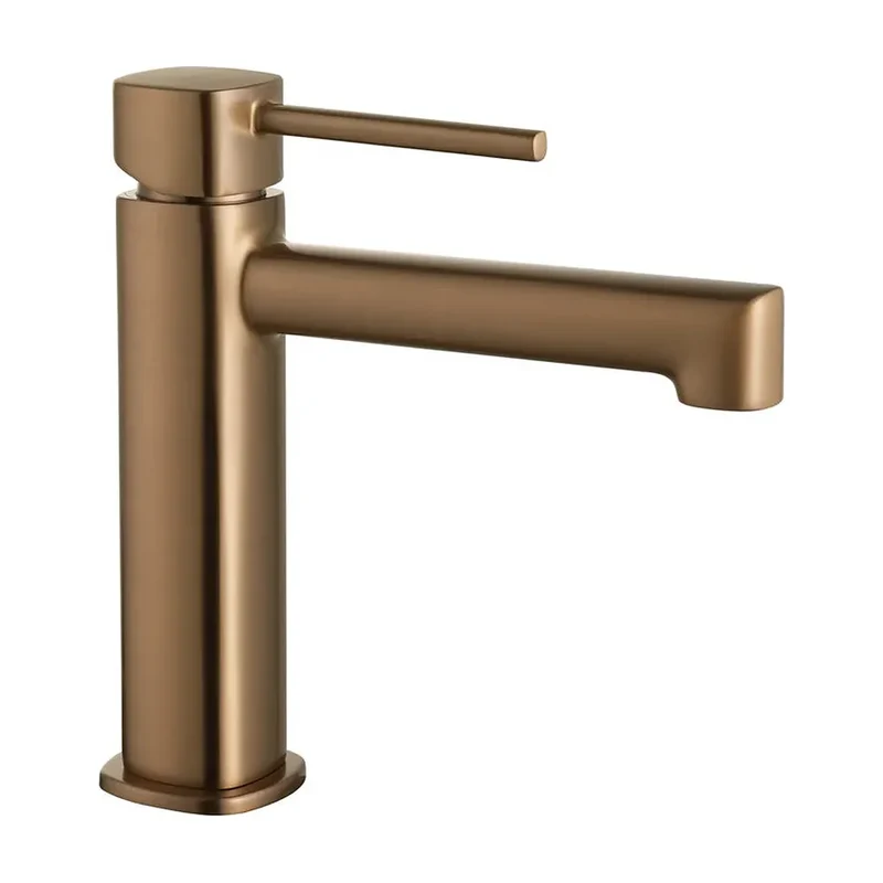 Monomando lavabo Toscana oro rosa cepillado Imex