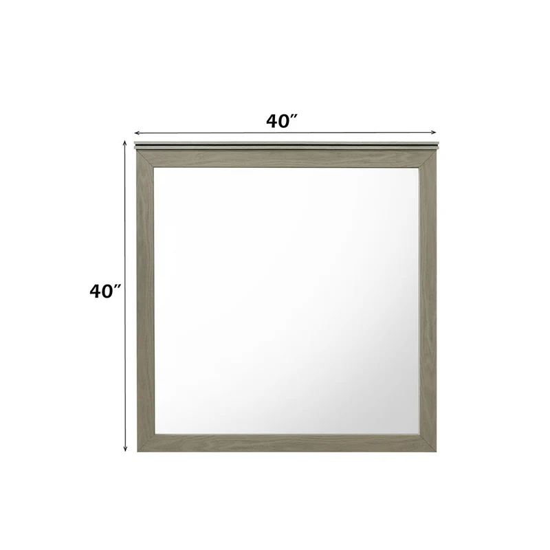 Joanna - Mirror - Weathered Gray