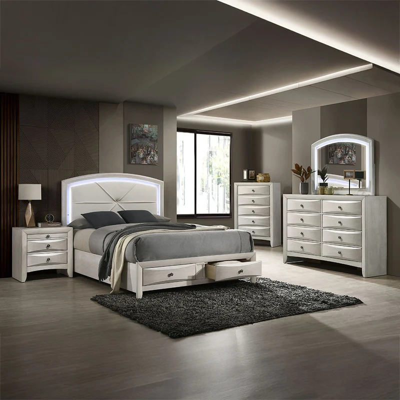 Ramondi - Mirror - Antique White