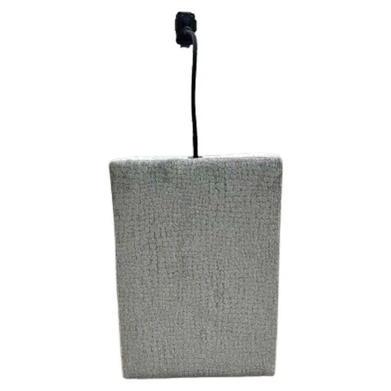 Fullar - Modular Console With Wireless Charger - Light Gray Chenille