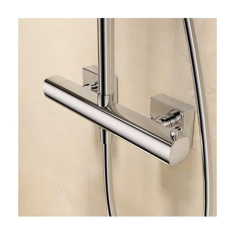 Conjunto ducha termostático Toscana black gun metal Imex