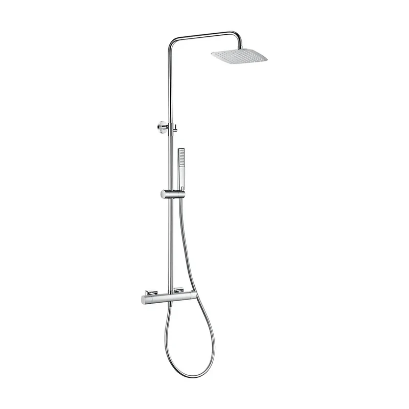 Conjunto ducha termostático Toscana cromo Imex