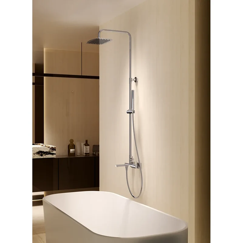 Conjunto bañera monomando Toscana negro mate Imex