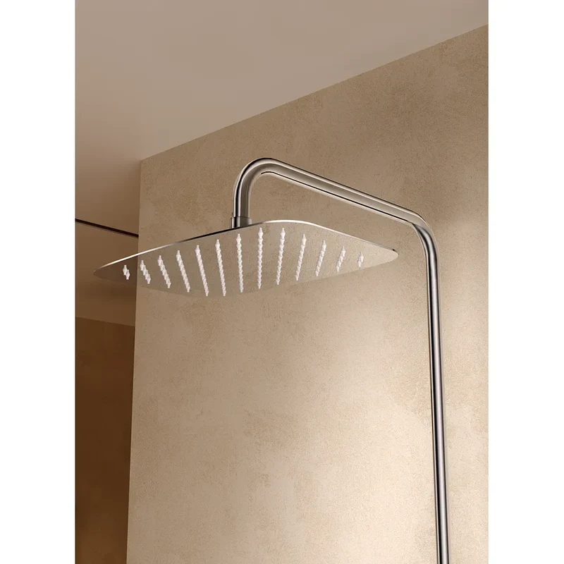 Conjunto ducha monomando Toscana oro rosa cepillado Imex