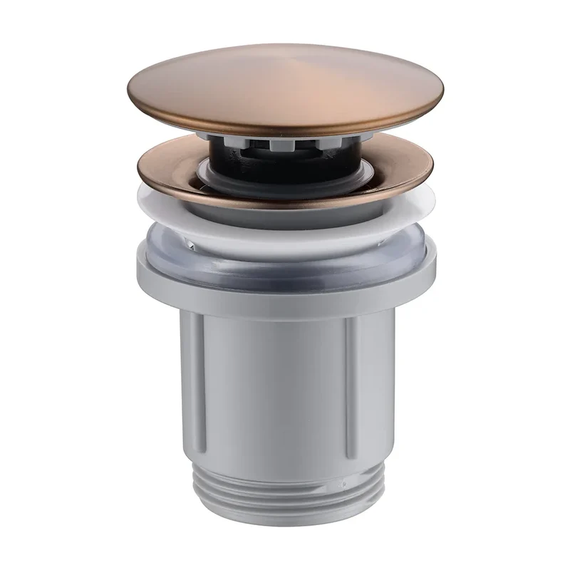 Válvula click-clack PVC oro rosa cepillado Imex