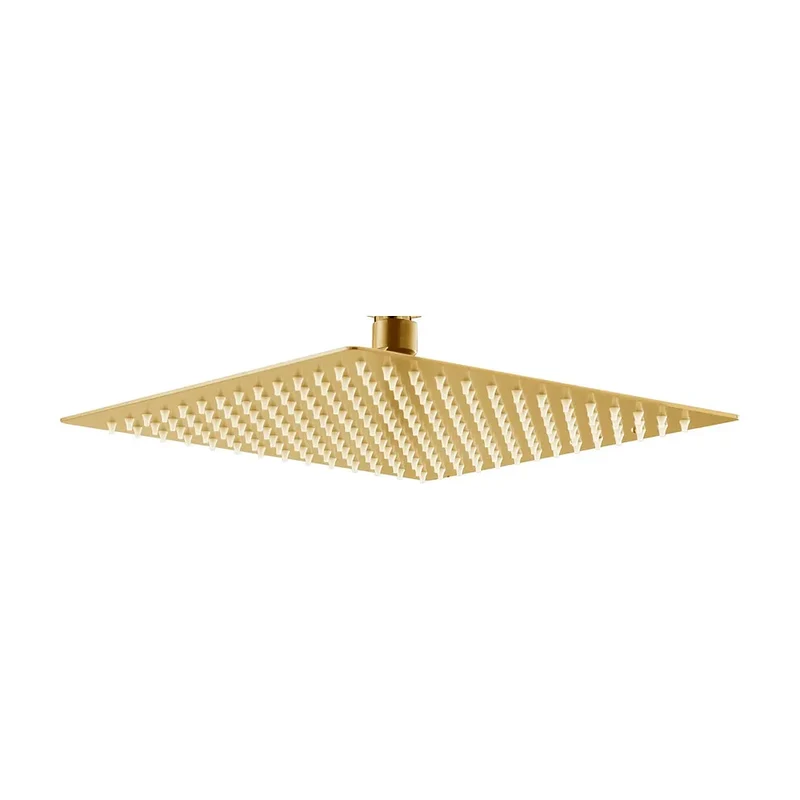 Rociador cuadrado 20x20 oro cepillado Imex