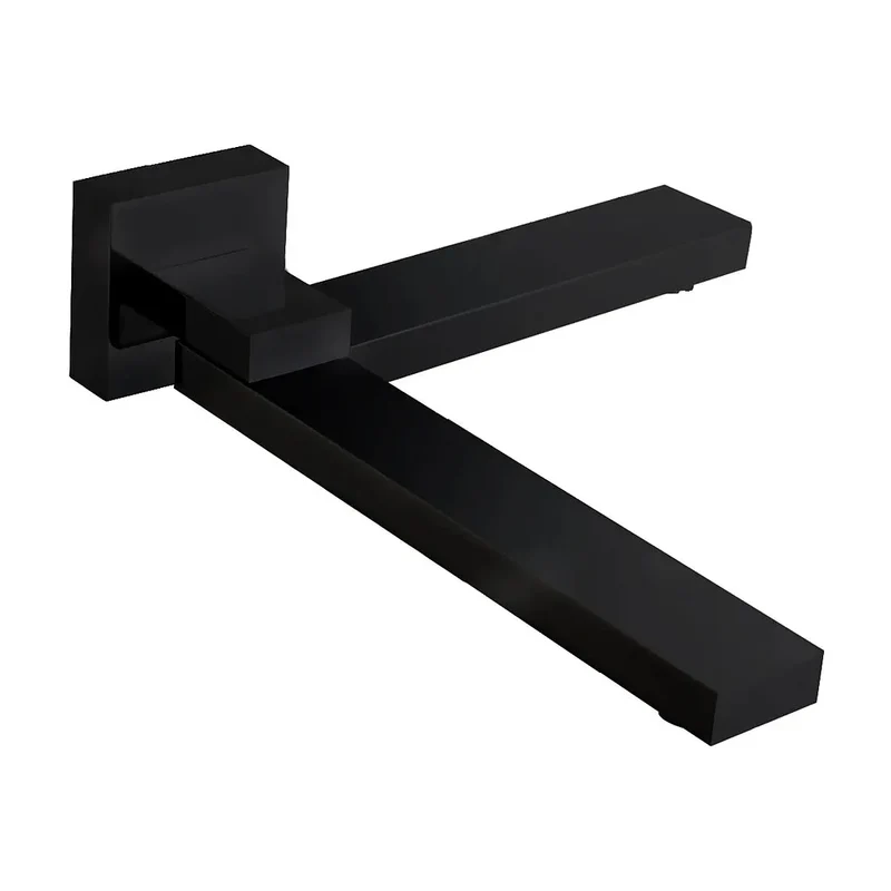 Caño bañera plegable Negro Mate minimalista Imex