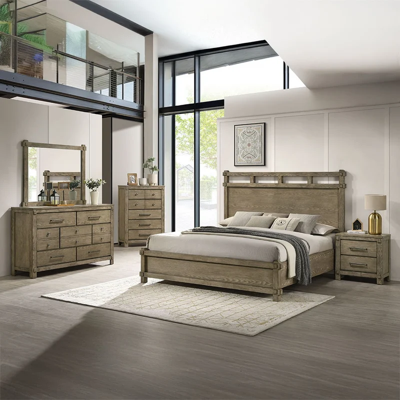 Colton - Mirror - Antique White Oak