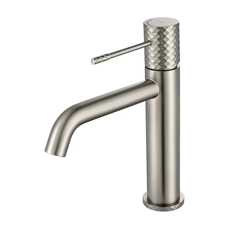 Monomando lavabo Genova níquel cepillado Imex