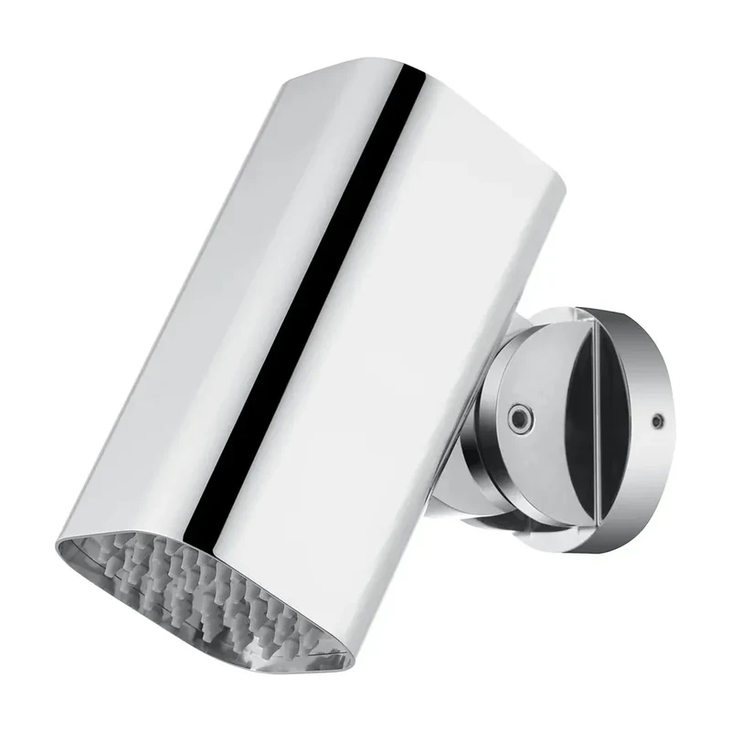 Rociador cuadrado 8x8cm Tube para ducha empotrada negro mate Imex