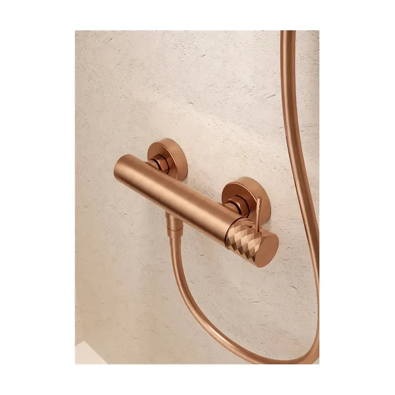 Kit ducha monomando Genova black gun metal Imex
