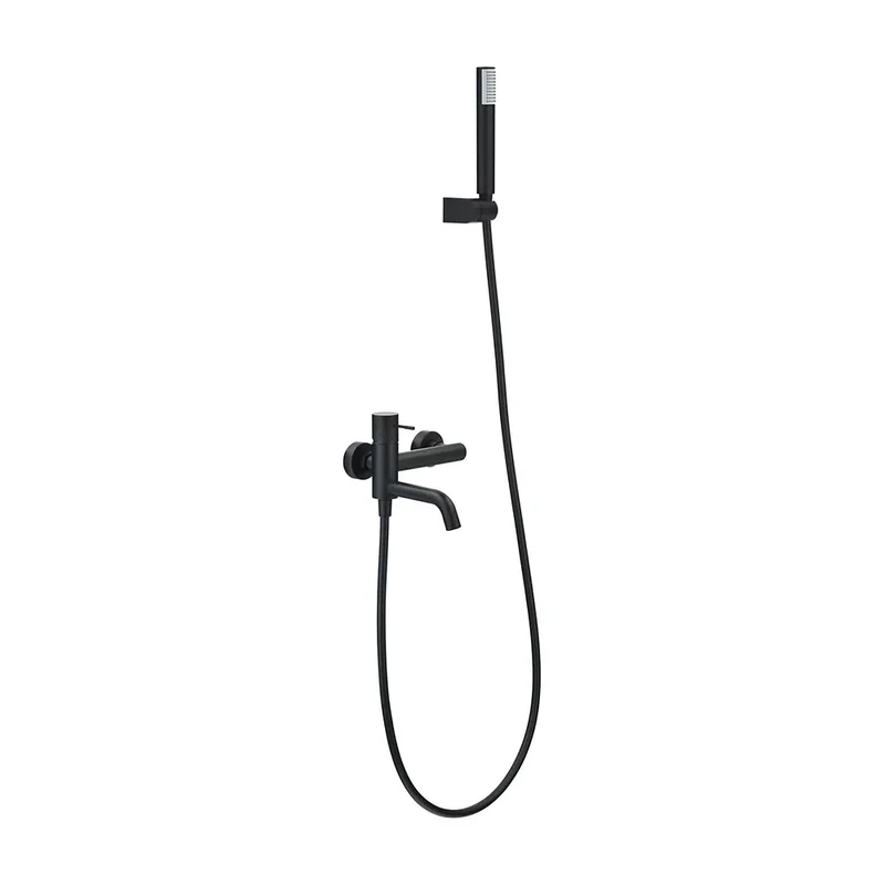 Kit Baño/Ducha Monomando Genova Negro Mate Imex