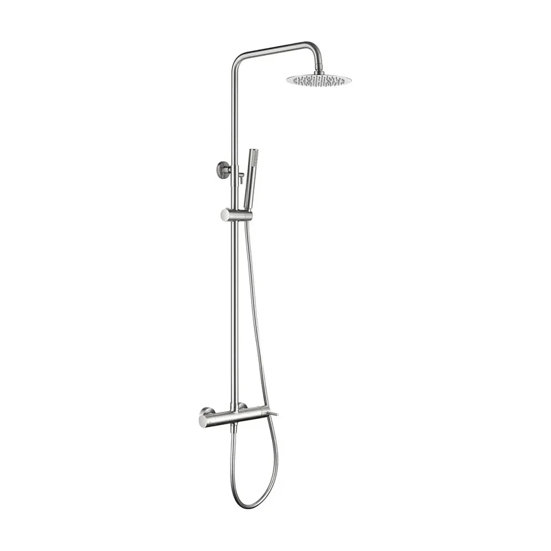 Conjunto Ducha Monomando Monza Níquel Cepillado Imex