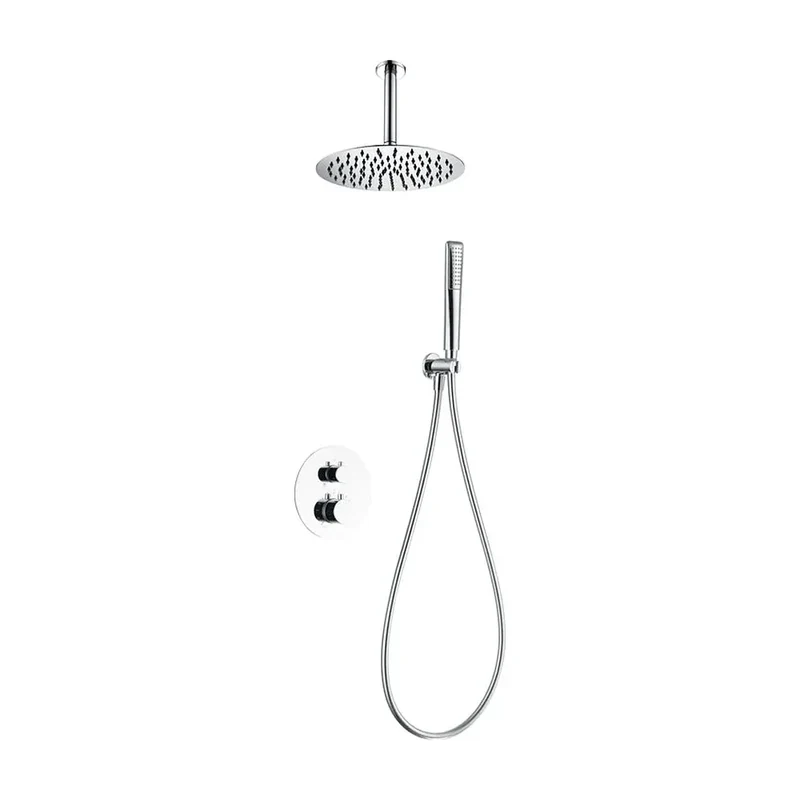 Ducha Termostática Empotrada Imex Salerno Acabado Cromo