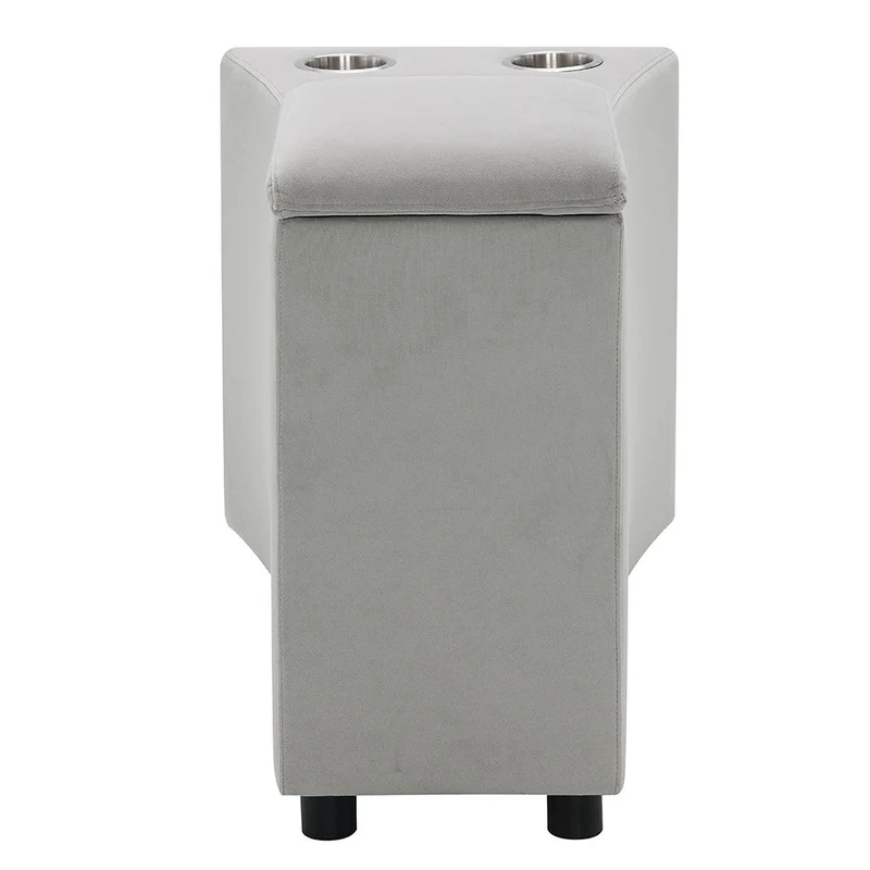 Emee - Console With USB - Gray Corduroy