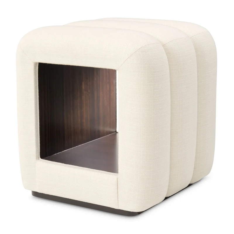 Belmont Place - Vanity Bench - Cream / Espresso